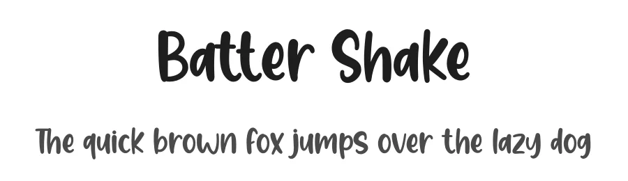 Batter Shake