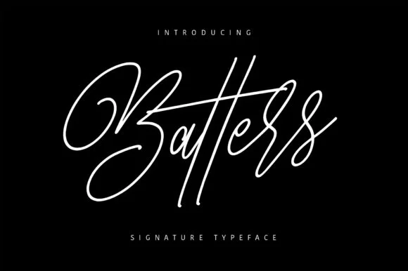 Batters Font by Maulana Creative by Maulana Creative — Script Handwritten Font