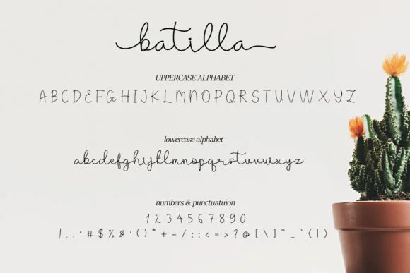 Battilla Font by tinyhandletter — Script Handwritten Font — thumbnail 8