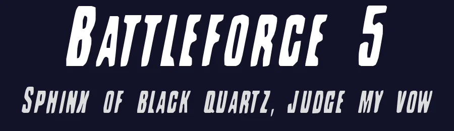 Battleforce 5 by SpideRaYsfoNtS — Decorative Font — thumbnail 2