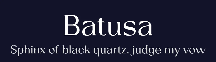 Batusa by Yukita Creative — Sans Serif Font — thumbnail 2