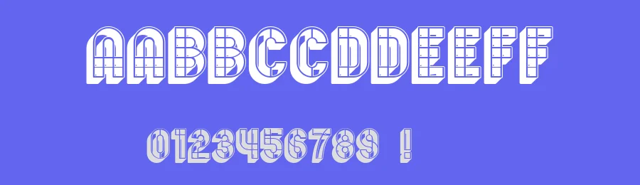 Bauhaus by Vladimir Nikolic — Decorative Font — thumbnail 3