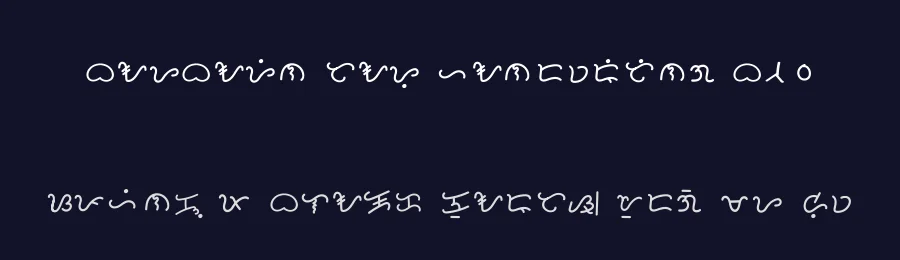 Baybayin Tayo Handwriting B30 by Elijah Bayles — Dingbats Font — thumbnail 2