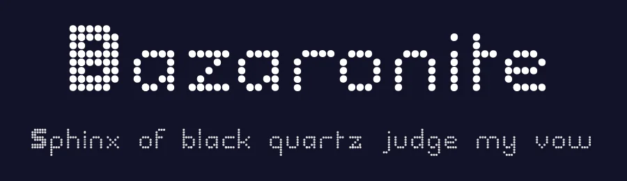 Bazaronite by Utopia — Display Font — thumbnail 2