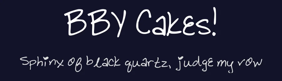 BBY Cakes! by kelsotic — Script Handwritten Font — thumbnail 2
