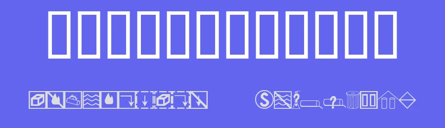 BCMELP EPD Symbols — Dingbats Font — thumbnail 3