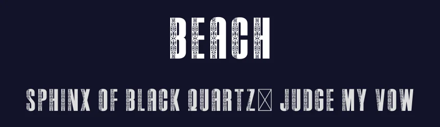 Beach by Scratchones — Decorative Font — thumbnail 2