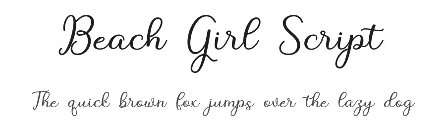 Beach Girl Script