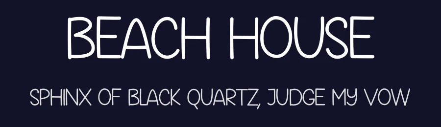 Beach House by Scratchones — Script Handwritten Font — thumbnail 2