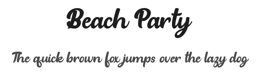 Beach Party