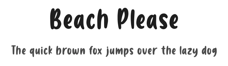 Beach Please