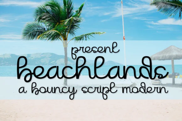 Beachlands Font by jehansyah251 — Script Handwritten Font