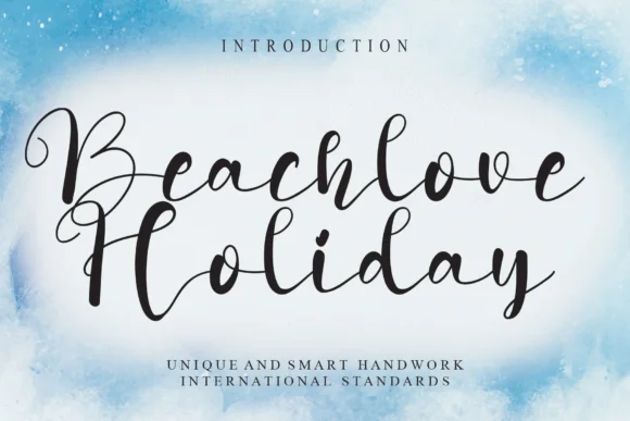 Beachlove Holiday Font by Misterletter.co — Script Handwritten Font