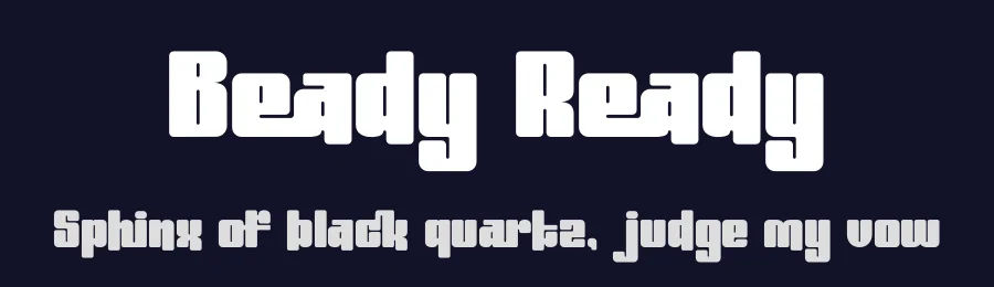 Beady Ready by PutraCetol Studio — Decorative Font — thumbnail 2
