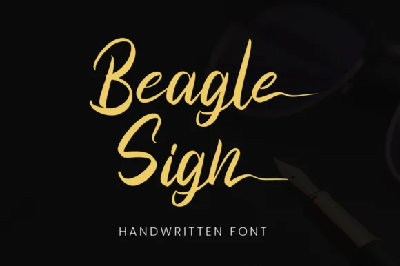 Beagle Sign Font by attypestudio — Script Handwritten Font