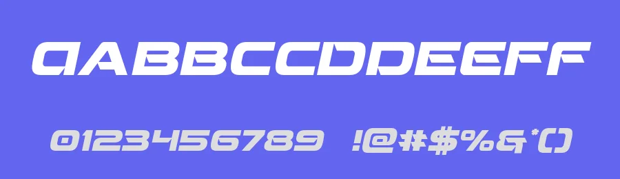 Beam Weapon by Iconian Fonts — Display Font — thumbnail 3