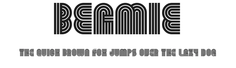 Beamie by Etherbrian — Decorative Font