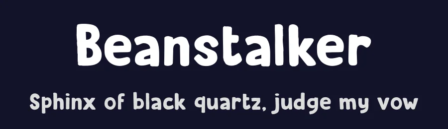 Beanstalker by Hanoded — Decorative Font — thumbnail 2