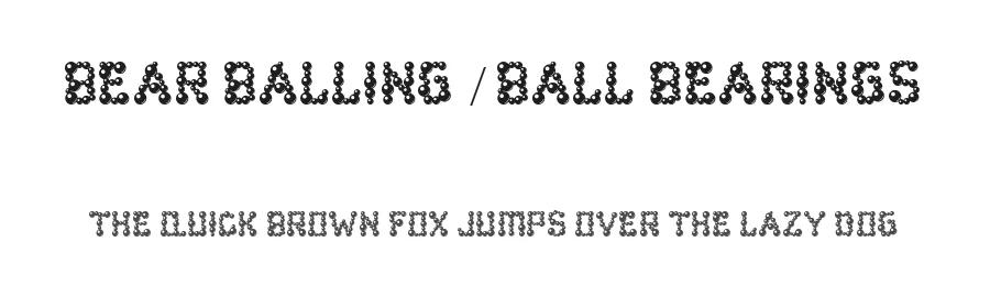 Bear Balling / Ball Bearings