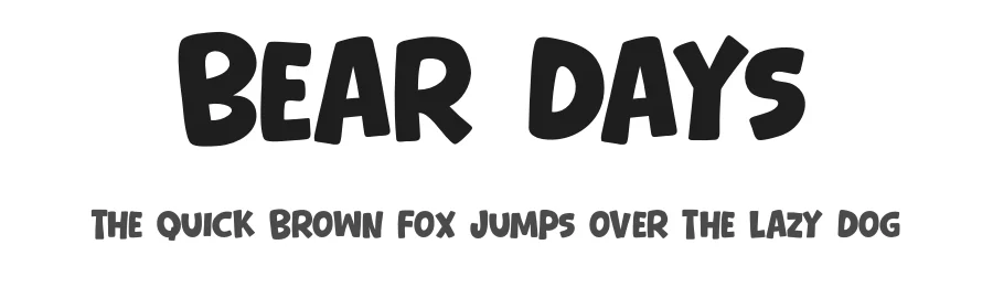 Bear Days
