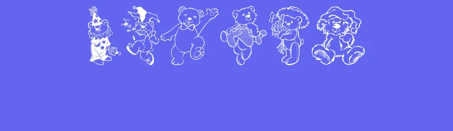 BearBats by GorillaBlu — Dingbats Font — thumbnail 3