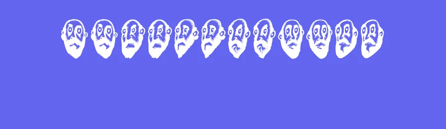 Beard Man by Vladimir Nikolic — Dingbats Font — thumbnail 3