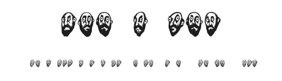 Beard Man by Vladimir Nikolic — Dingbats Font