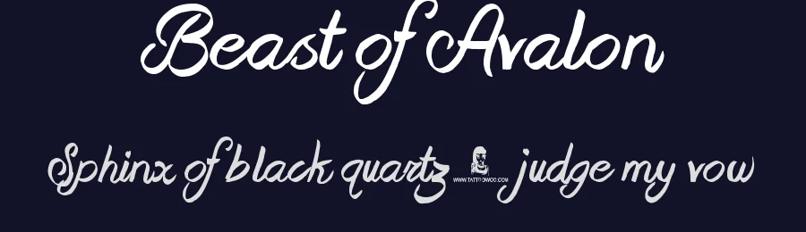 Beast of Avalon by JSH creates — Script Handwritten Font — thumbnail 2