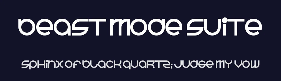 Beast Mode Suite by Xerographer Fonts — Decorative Font — thumbnail 2