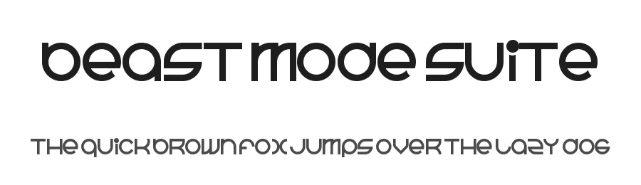 Beast Mode Suite by Xerographer Fonts — Decorative Font