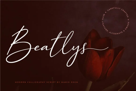 Beatlys Font by MarioDsgn — Script Handwritten Font