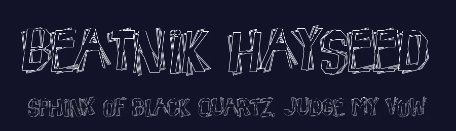 Beatnik Hayseed by Gaut Fonts — Decorative Font — thumbnail 2