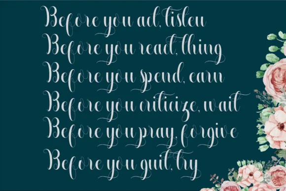 Beautiful Calligraphy Font by Rt Creative — Script Handwritten Font — thumbnail 5