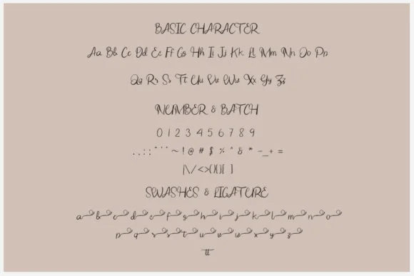 Beautiful Flower Font by Creassion Studio — Script Handwritten Font — thumbnail 3