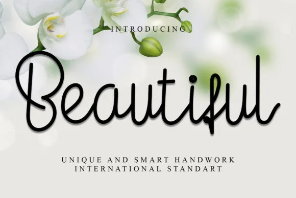 Beautiful Font by GiaLetter by GiaLetter — Script Handwritten Font