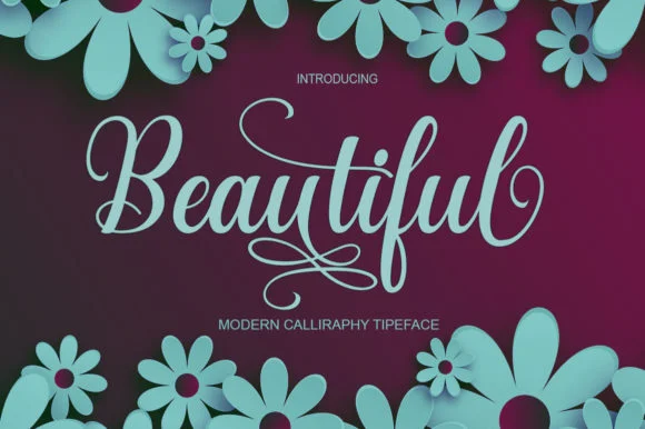 Beautiful Font by samshidarstudio by samshidarstudio — Script Handwritten Font