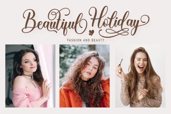 Beautiful Holiday Font by IM Studio — Script Handwritten Font — thumbnail 4