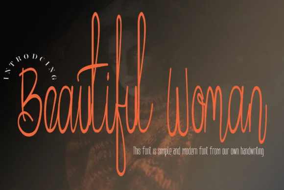 Beautiful Woman Font by handwrittenwanda — Script Handwritten Font