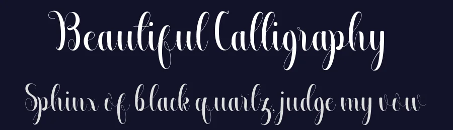 Beautiful Calligraphy by Deniz86 — Script Handwritten Font — thumbnail 2