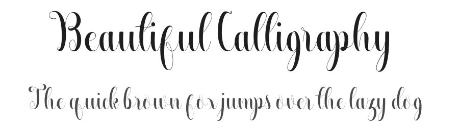 Beautiful Calligraphy