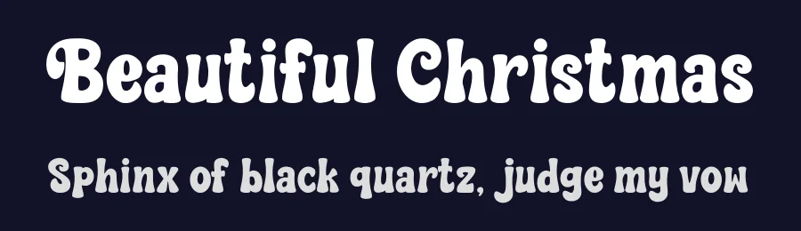 Beautiful Christmas by Siapgraph — Decorative Font — thumbnail 2