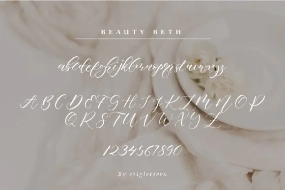 Beauty Beth Font by etigletters — Script Handwritten Font — thumbnail 4