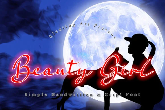 Beauty Girl Font by Slenting Art — Script Handwritten Font