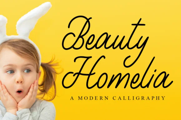 Beauty Homelia Font by NissaStudio — Script Handwritten Font