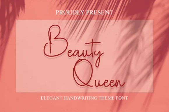 Beauty Queen Font by erik studio — Script Handwritten Font