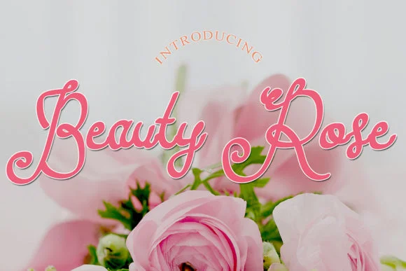 Beauty Rose Font by Mr.Soon Design by Mr.Soon Design — Script Handwritten Font