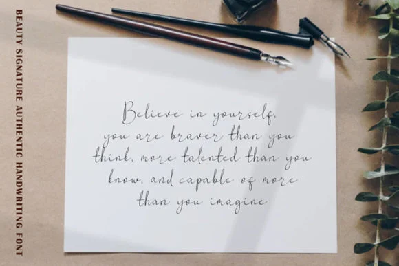 Beauty Signature Font by syabab studio by syabab studio — Script Handwritten Font — thumbnail 6