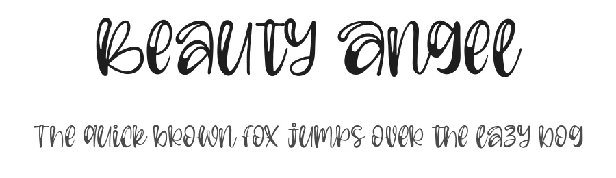 Beauty Angel by Blankids — Decorative Font