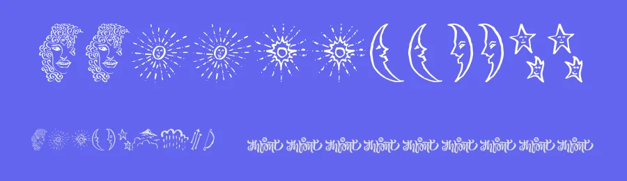 Beauty Heart Doodles by FHFont — Dingbats Font — thumbnail 3