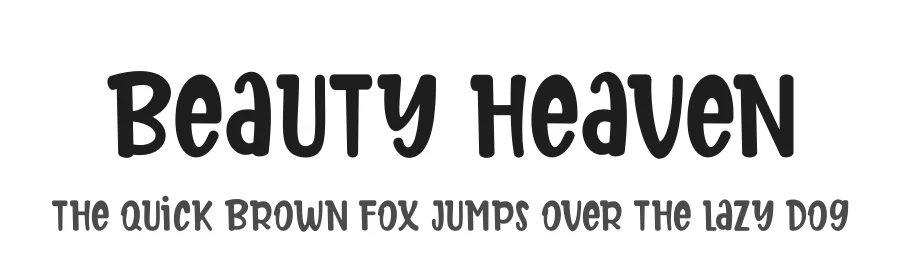 Beauty Heaven by Supersemar Letter — Decorative Font